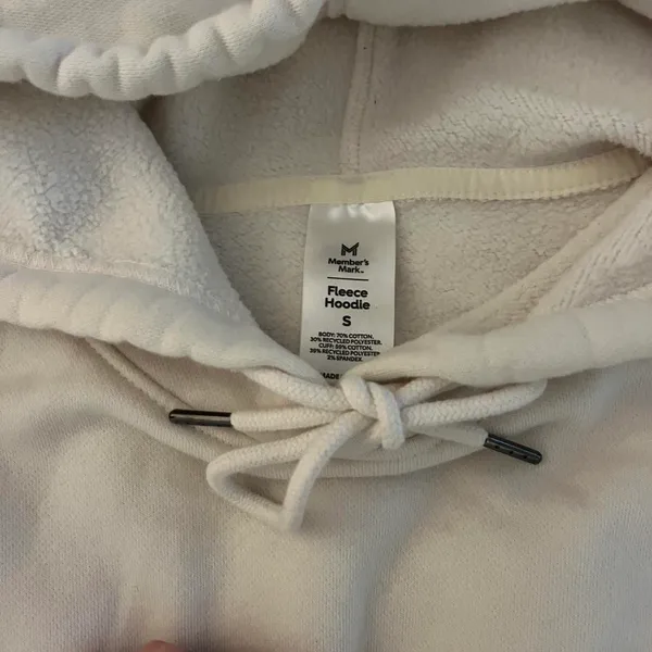 Cream hoodie White - Image 3
