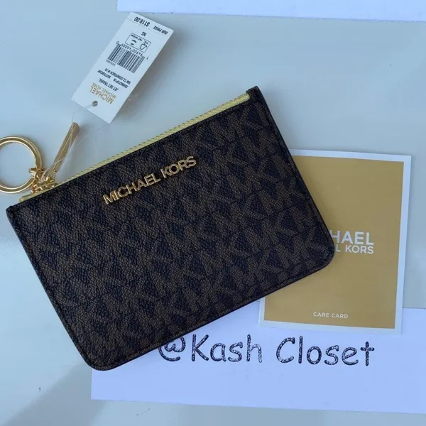 Michael Kors Buttercup Key Chain Wallet With ID Window - Image 5