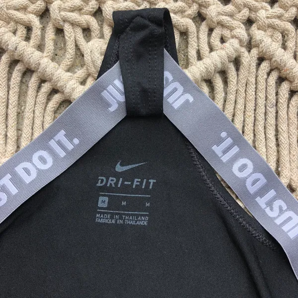 Nike Black Dri-Fit Tank Top Medium - Image 5