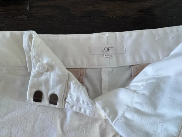 White Loft Shorts - Image 7