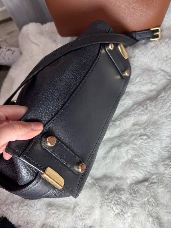 Coach Swagger Carryall Black Pebbled Leather - Image 6