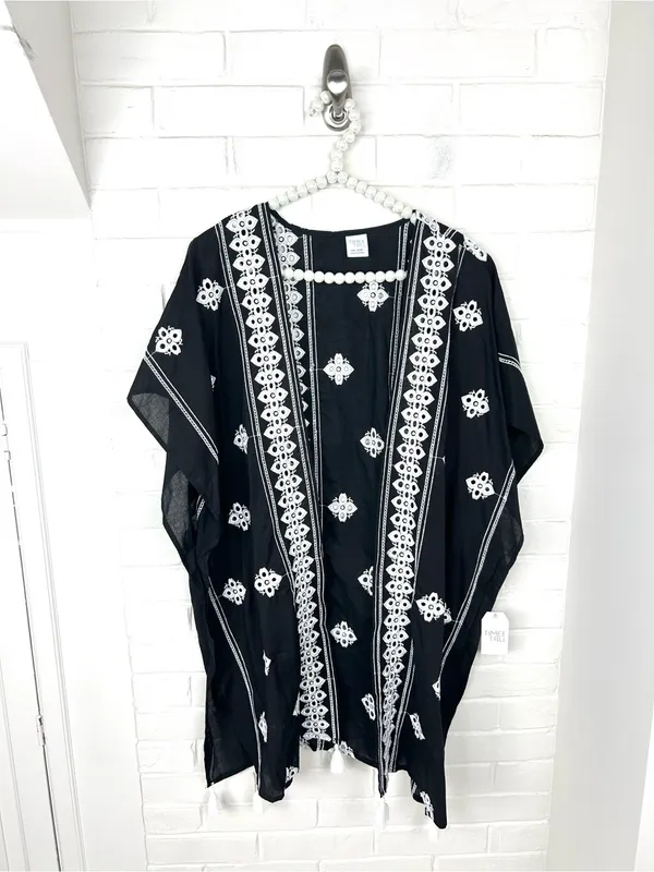 NWT Time & Tru Boho Swim Coverup/Kimono Plus Size XXL-XXXL - Image 2