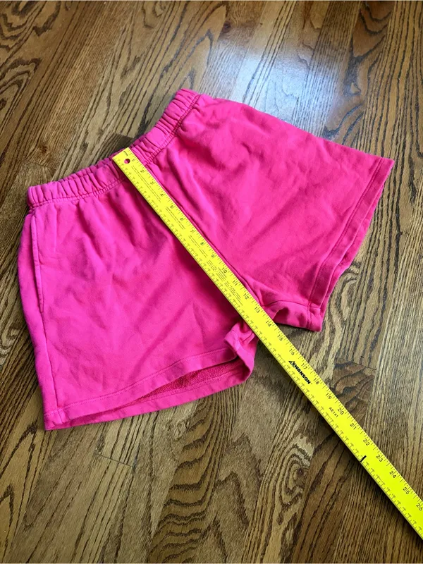 Daily Drills French Terry Sweat Shorts Hot Shot Pink XS/S - Image 7