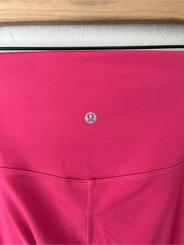 Lululemon Align Double Lined Crop Leggings Raspberry Coulis Size 12 - Image 5