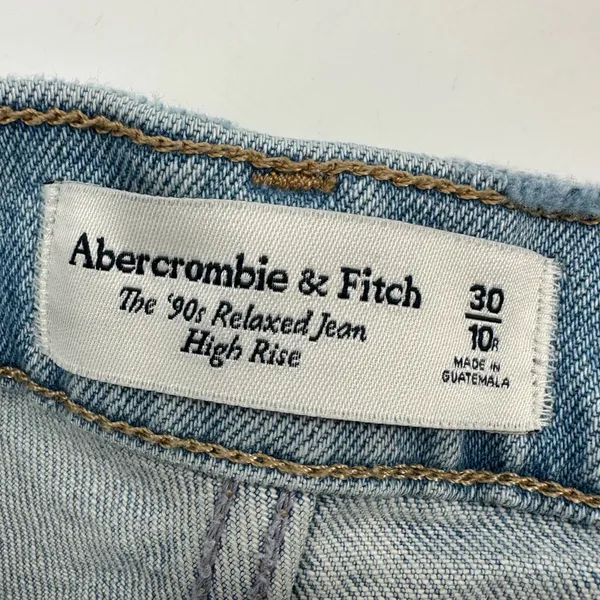 Abercrombie & Fitch Jeans Womens 30/10R Light Blue 90s Relaxed High Rise - Image 4