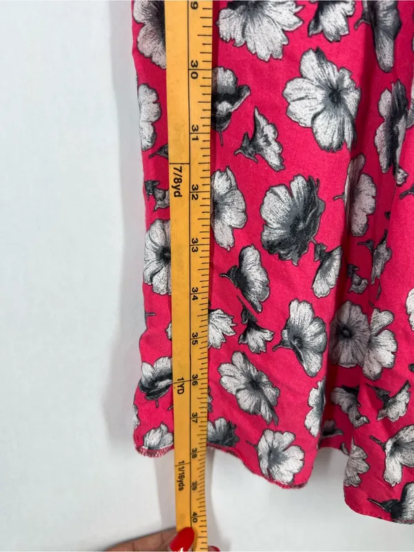 Wallis Fuchsia Floral Cap-Sleeve‎ Mini Dress - Image 13