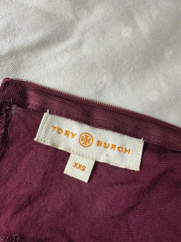 Tory Burch Burgundy Turtleneck Size XXS  - Image 6