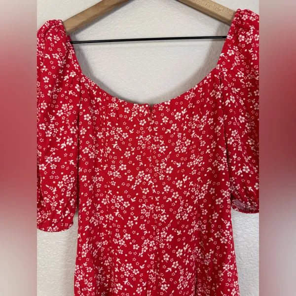 Reformation Kopa Mini Dress Red Floral size 2 $218 - Image 12