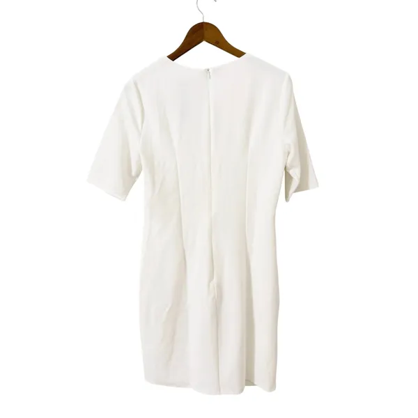 Lulus Westwood White Half Sleeve Sheath Dress in Large NWT - Image 5