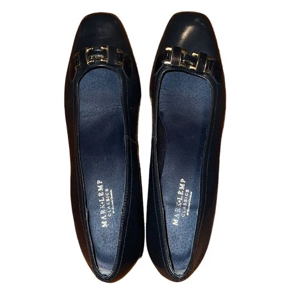 Mark Lemp Classics Blue Leather Shoes Size 9 N - Image 5