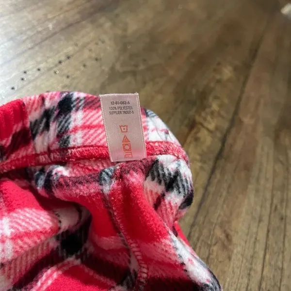 Flirtitude Plaid Fleece Pajama Pants Small - Image 6