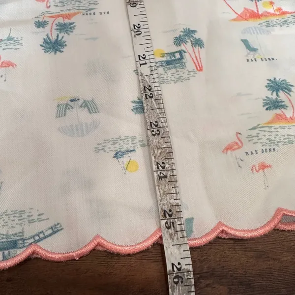 RAE DUNN Womens Pajama Set Sleepwear Tank Shorts Tropical Flamingo Palm‎ Tree M - Image 12