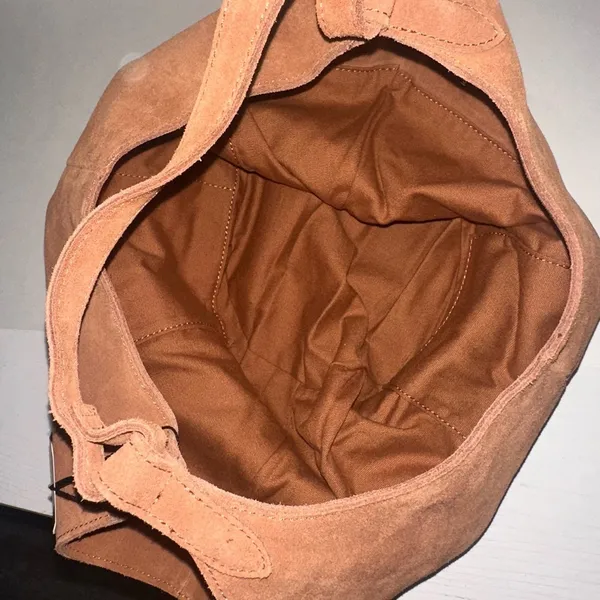 M.I.L.A. Emma Suede Bag in Brown Toffee - Image 6