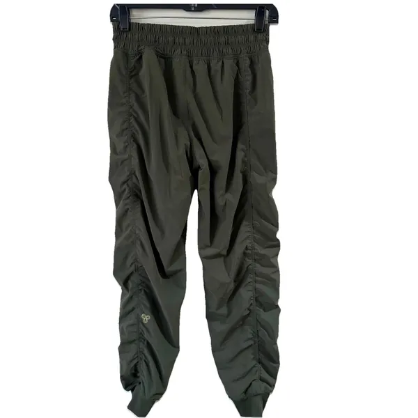 Aritzia Golden MoveTech Kinetic Joggers Womens Small Green Midrise Athletic Pant - Image 5