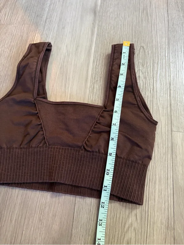 NEW Free People Movement Good Karma Square-neck Sports Bra XS/S - Image 7