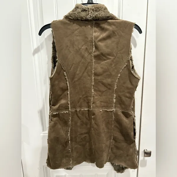 Altar'd State Brown Faux Fur Vest Size S - Image 2