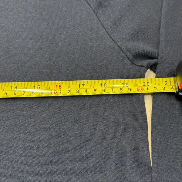 Alternative Apparel‎ Black Raglan Sweatshirt High Low Raw Hem Large Womens NWOT - Image 10