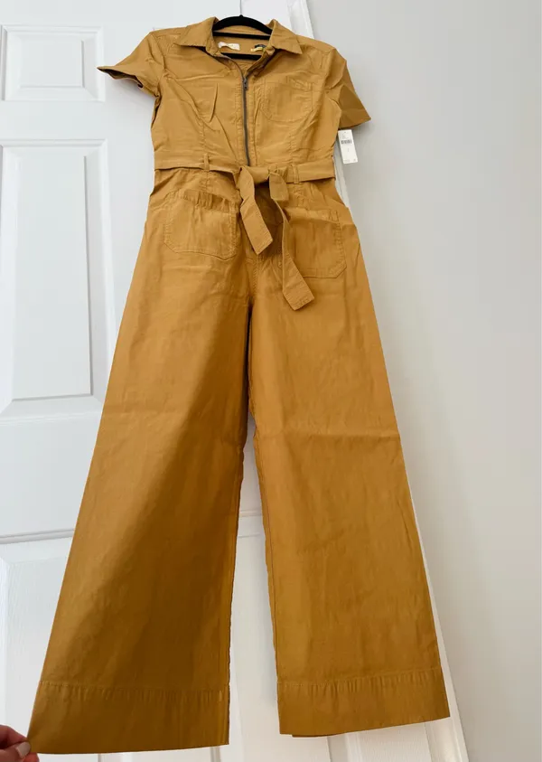 Anthropologie Maeve The Colette Weekend Zip Front Jumpsuit, Size 6 - Image 6