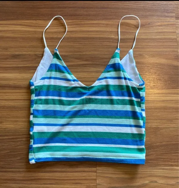 PacSun PS Basics Striped Crop Top - Image 2