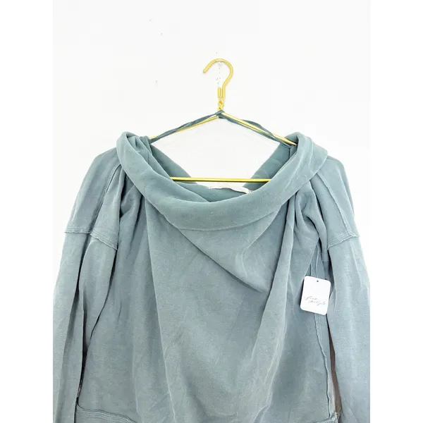 Free People We The Free Not The Same Tee Medium NWT Long Sleeve Off Shoulder - Image 5