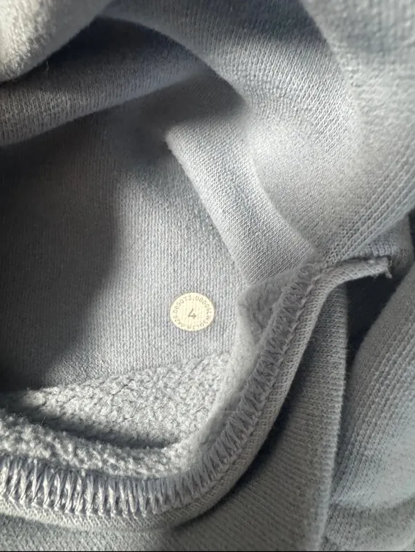 Lululemon Size 4 All Yours Graphic Hoodie Wordmark Blue - Image 2