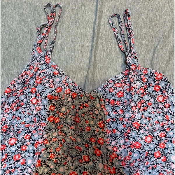American Eagle floral spaghetti strap top - Image 2