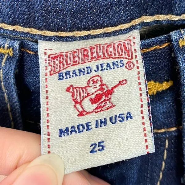 True Religion Jodie Dark Wash Denim Skinny Jeans - Image 3
