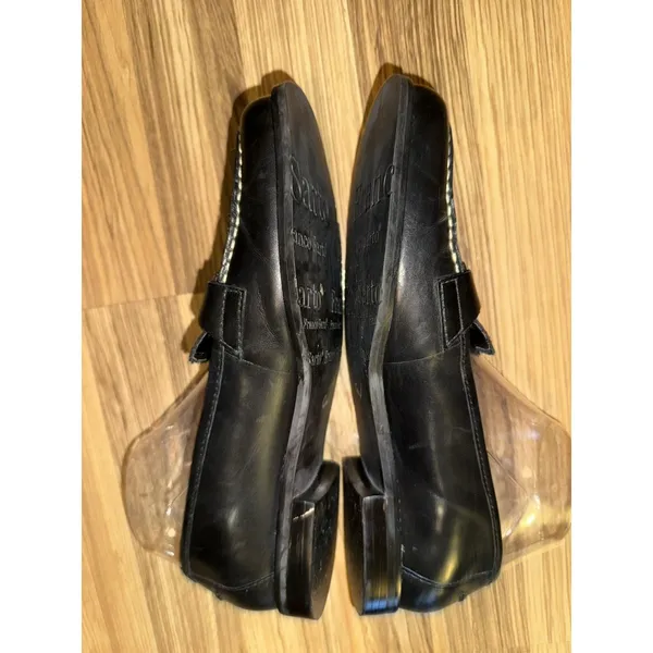 Franco Sarto 9.5 M‎ Slip-On Black Shoes Closed Toe Classic Pumps Women's - Image 2