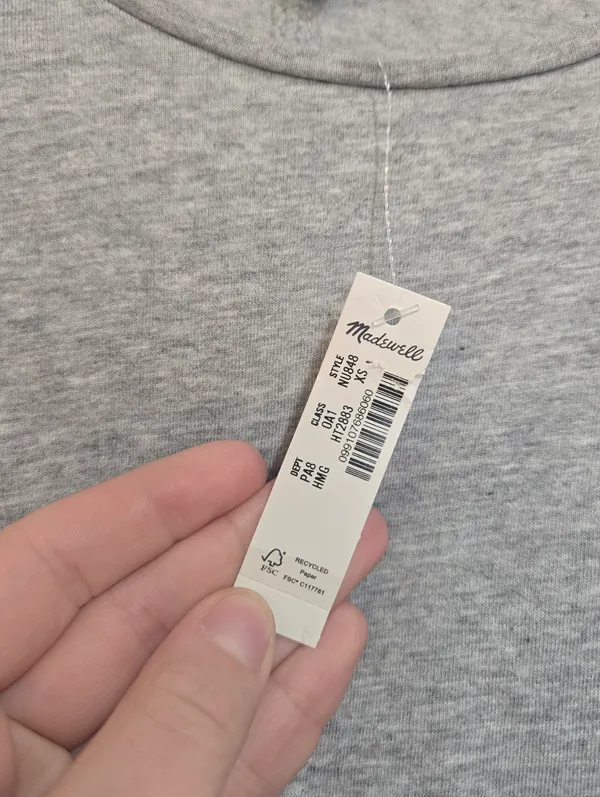 Madewell Essential Slim Tee in Lightweight Cotton - Image 3