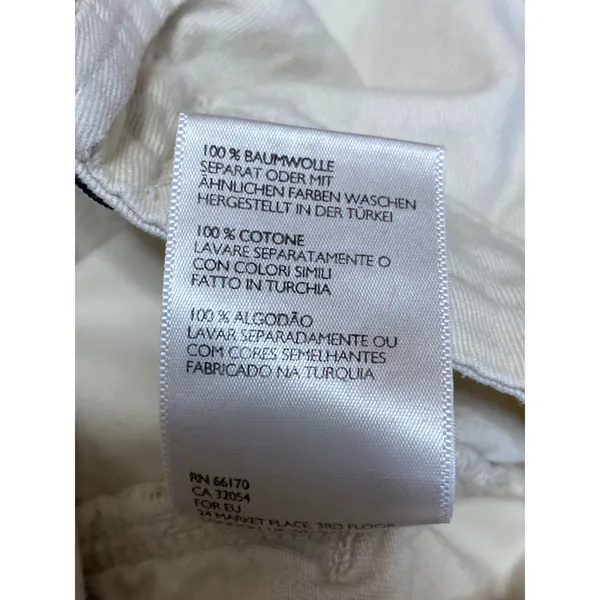 Urban Outfitters BDG White High Waist Jogger Utility Cargo Trousers Pants Size M - Image 4