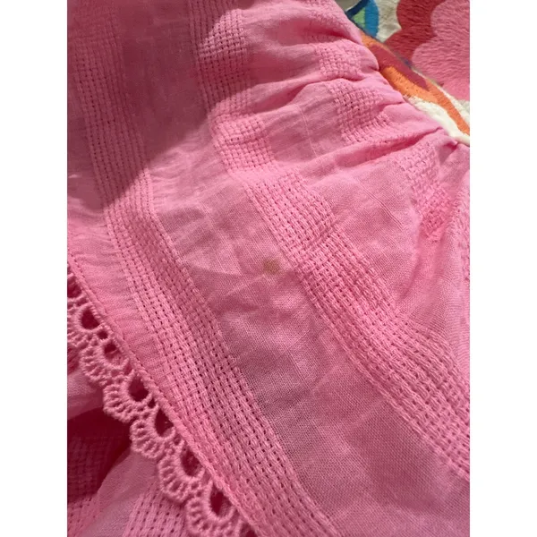 Anthropologie Plenty by Tracy Reese Embroidered Babydoll Blouse Large - Image 12