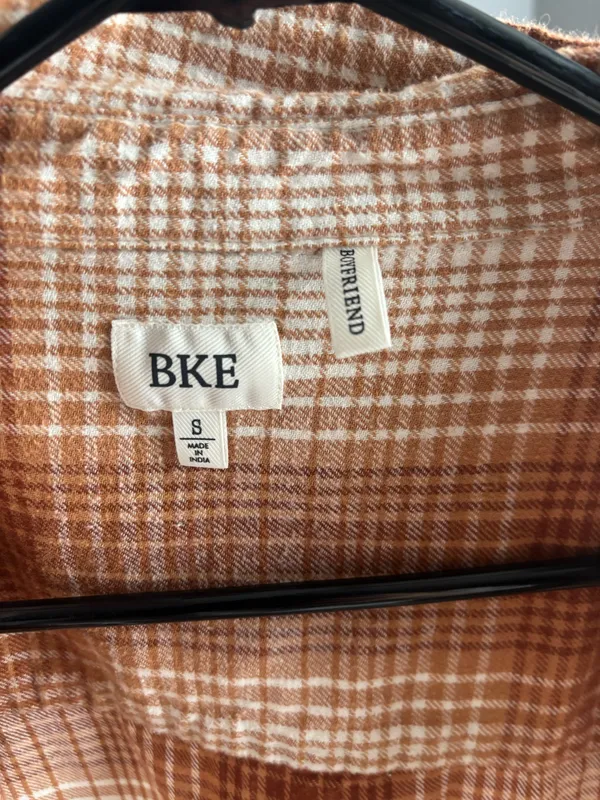 Buckle Plaid Zip Up - Image 2