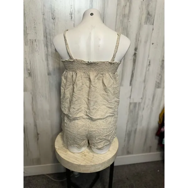 Simplee Tan two piece set of shorts and top - Image 4