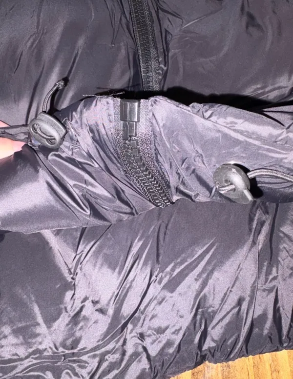 Black Puffer Vest Size L - Image 4