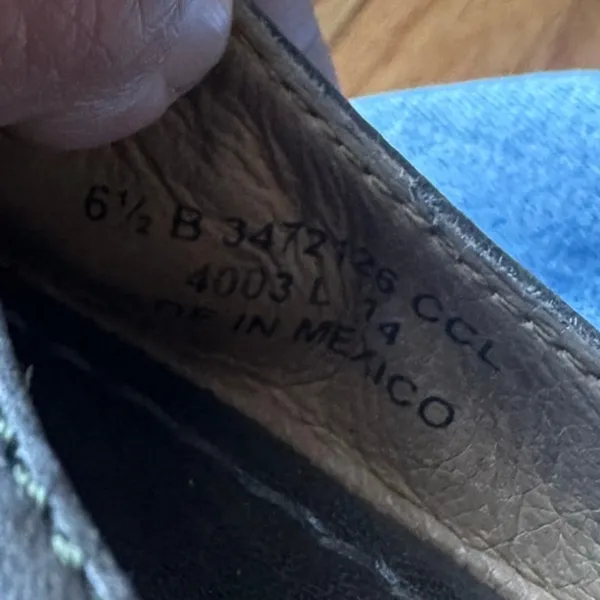 Frye Carson Ballet Flats Brown Leather Women’s Size 6.5B Classic Slip On - Image 8