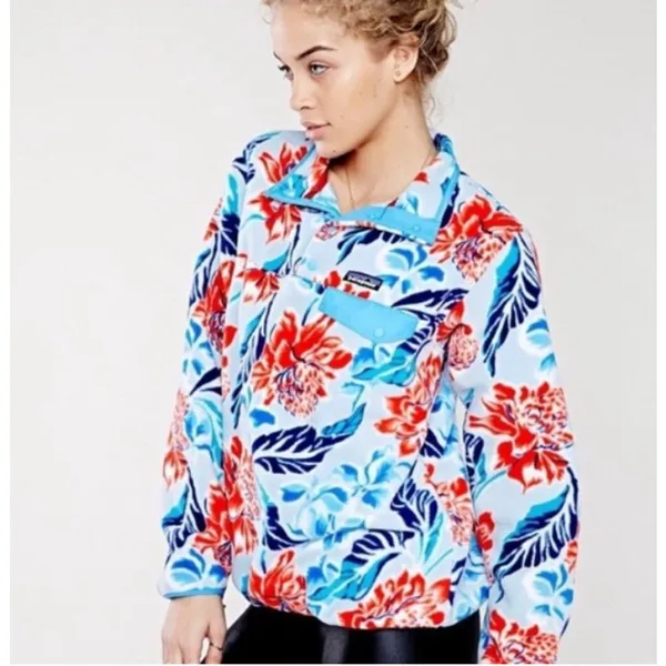 Patagonia Synchilla Snap-T Fleece Pullover Hawaiian Manoa Dusk Blue Small Rare - Image 16