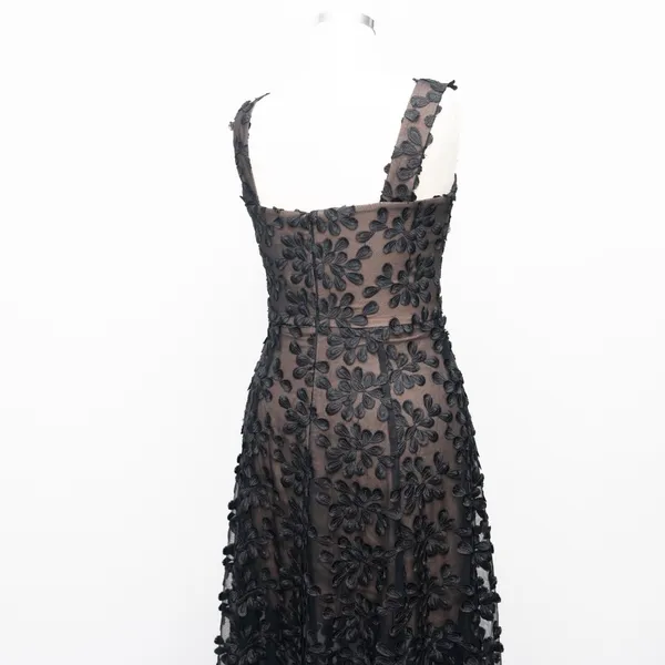 Dress The‎ Population - Anabel Gown Black Nude Medium - Image 11