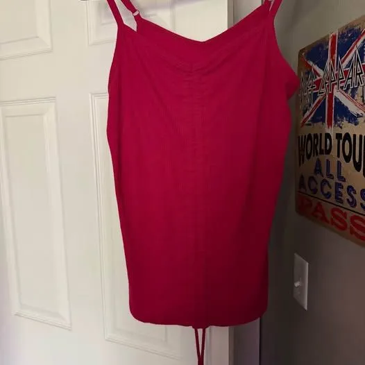 Torrid Super Soft Rib Knit Cinch-Front Cami - Size 1 (1X) - Image 2