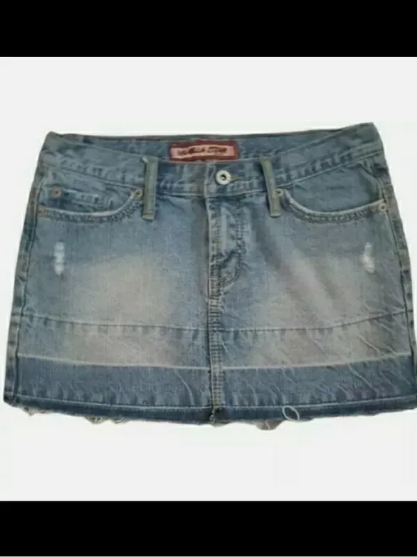 Vanilla Star Y2k vintage denim miniskirt - Image 2