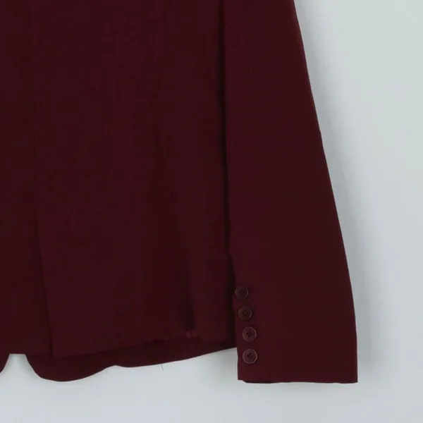 NWT Lulus Womens Suit and Score Single Breasted Blazer Size M Red Preppy‎ Career - Image 9