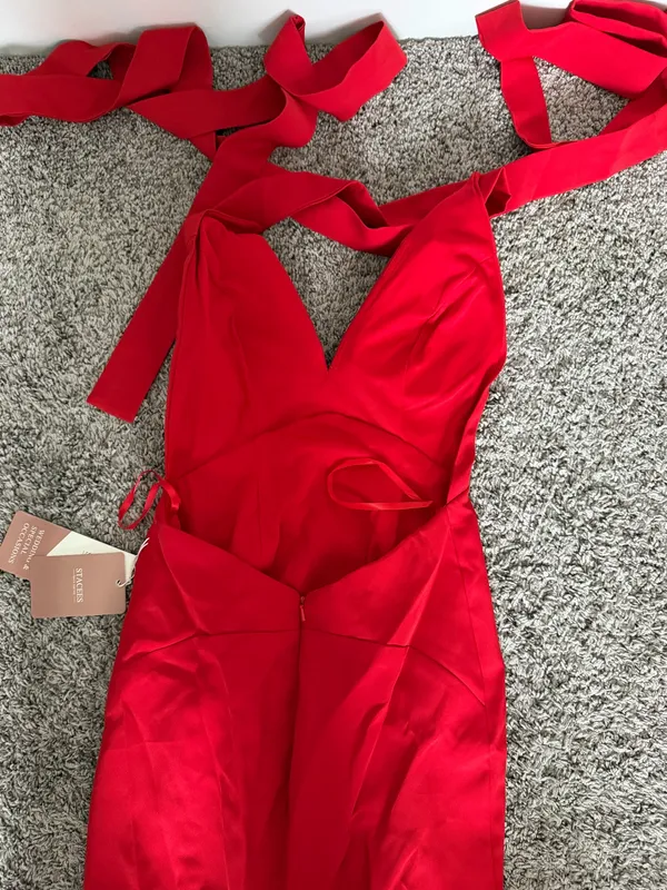 Stacees Prom Dress Red Size 0 - Image 3