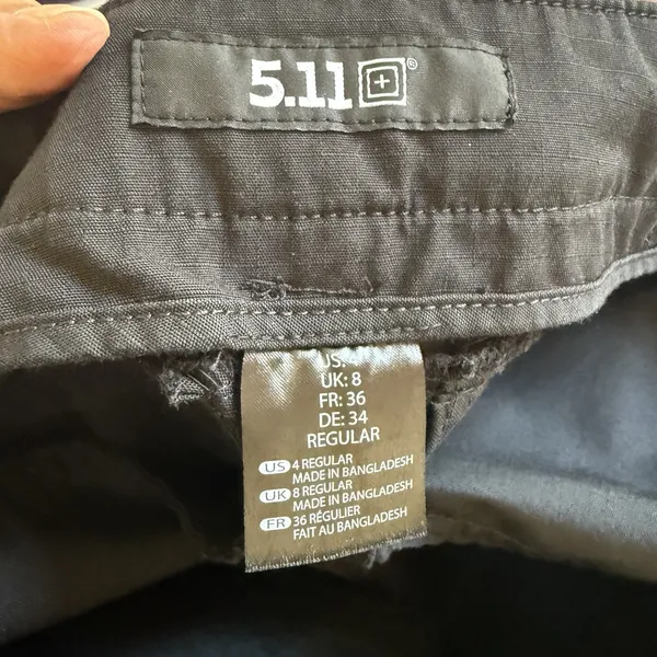 5.11 Tactical Pants Women Sz 4 Black Cargo Utility Durable Comfort Pockets - Image 8