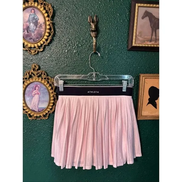 Athleta Pinnacle Skort Pink and Navy Blue Sz XS - Image 2