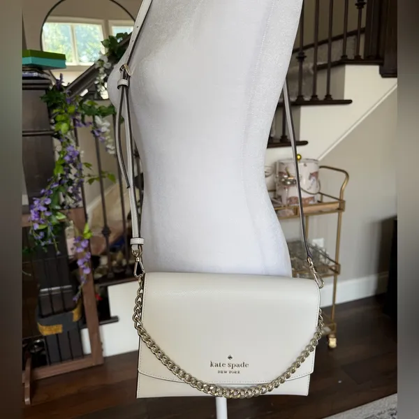 Kate Spade White two way (shoulder / crossbody) bag, excellent condition - Image 3