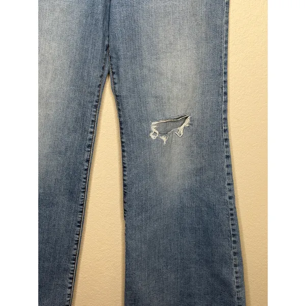 Levi’s Ribcage Bell High Rise Distressed Bell Bottom Jeans Size 30 - Image 5