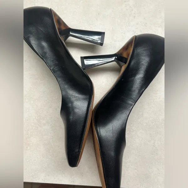 Franco sarto Finley Black Leather Franco Sarto Pumps - Image 7