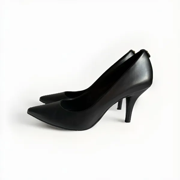 Michael Kors Alina Flex Leather Pumps Women's 7M Black Pointed Toe Heels - Image 3