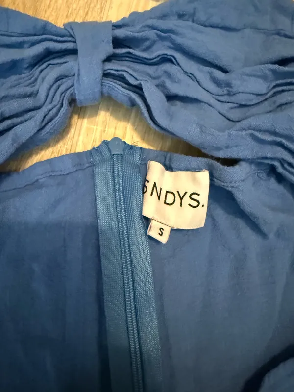 Revolve SNDYS Romper x Boat Linen Blue - Image 3