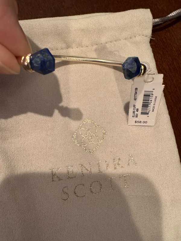 Kendra Scott Ellms Cuff Bracelet with Lapis Lazuli - Image 2