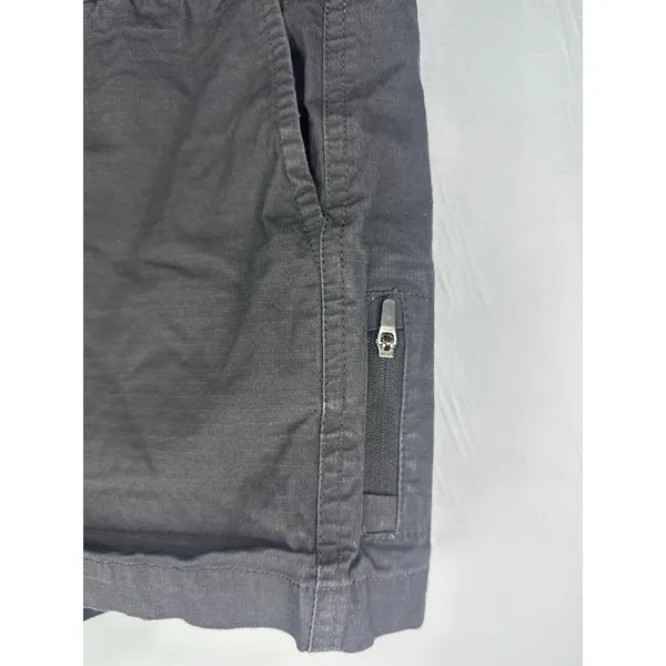 Vuori Ripstop Shorts Women's Size Medium Organic Cotton Gray Charcoal - Image 2